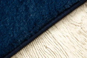 Protišmykový koberec POSH Shaggy navy granát plyš