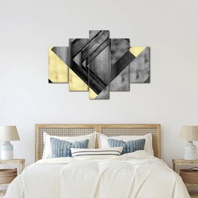 Obraz - Textúrované tvary (150x105 cm)