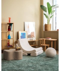 Svetlohnedý detský puf z textílie buklé Cloud – Wigiwama