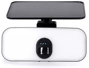 LED solárny reflektor so senzorom LED/13W/3,7V IP65 4000K