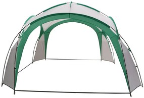 Pavilónový stan YENA s obalom 350x350 cm zeleno-biely