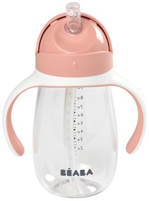 Hrnček so slamkou 300ml Old Pink