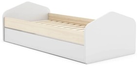 Detská posteľ niafana s úložným priestorom 90 x 190 cm biela MUZZA