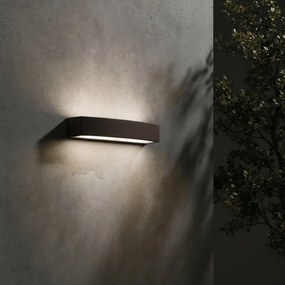 Ideal Lux 163550 vonkajšie nástenné svietidlo Andromeda Coffee 2x60W | E27 | IP54