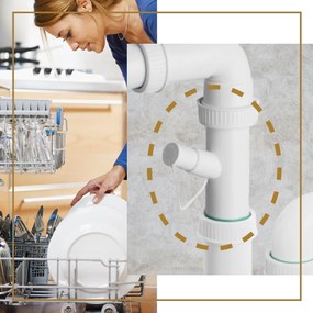 Gamma Gamma, 1-komorový manuálny sifón pre granitové drezy, grafitová, GMA-1M11BK