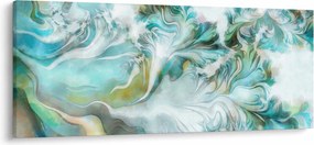 Obraz - Maľba abstraktných vzorov (120x50 cm)