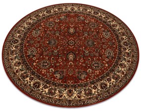 Koberec KASHQAI 4362 200 ornament, bordový / béžový kruh