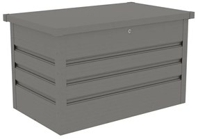 G21 Záhradný box Denver 280 L, metalický šedý plechový PE63900850