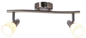 Nástenná svietiaca páska 2X40W G9 matná/chróm biela SELIA