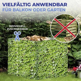 Zelená plastová balkónová zástena 500x85 cm Wilder Wein – Maximex