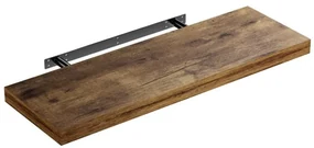 Casaria Nástenná polica FIGO+ konzola, 70 cm, tmavý dub