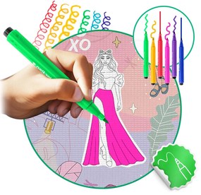 Rolovaná penová podložka na vyfarbovanie 120 x 90 x 0,3 cm Ricokids RK-344