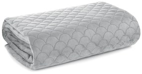 PREHOZ NA KRESLO ARIEL 70X160 CM STRIEBORNÝ