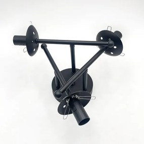 Brilagi - Prisadený luster MALIVA 3xE14/15W/230V čierna/biela