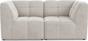 Béžová zamatová pohovka 180 cm Aloha – Makamii