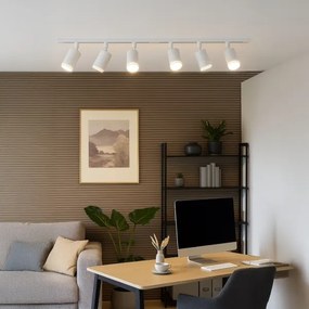 Bodové svietidlo v lištovom systéme PIPE 6xGU10/10W/230V biele