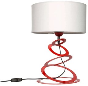 Stolná lampa Indigo, 1x textilné tienidlo (výber z 3 farieb), (výber z 3 farieb konštrukcie), o