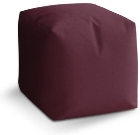 Taburet Cube červeno-fialová, fialová