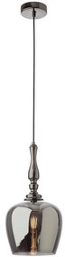 Redo 01-2752 - Luster na lanku TOLL 1xE27/42W/230V čierna