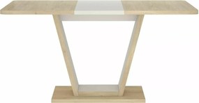Jedálenský rozkladací stôl Nigel 120/160 cm dub Cremona Torro/kašmírový