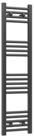 Erga Basic, vykurovacie teleso 1200x300 mm, 336 W, čierna, ERG-LAV-BASIC-12030-BK