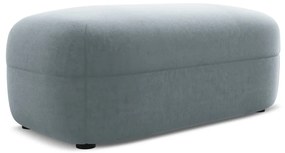 Svetlomodrá zamatová podnožka Moana – Makamii