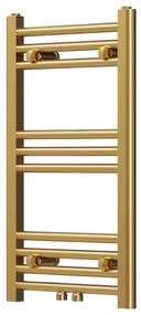 Gamma Simple, vykurovacie teleso 400x700 mm, 234 W, zlatá matná, GMA-SIMP-7040-BGD