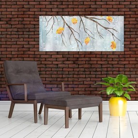 Obraz - Daždivý jeseň (120x50 cm)