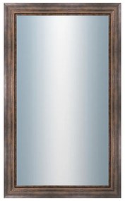DANTIK - Zrkadlo v rámu, rozmer s rámom 60x100 cm z lišty TRITON široký meď (2951)