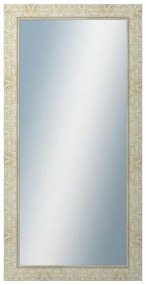 DANTIK - Zrkadlo v rámu, rozmer s rámom 60x120 cm z lišty PRAHA biela (2930)