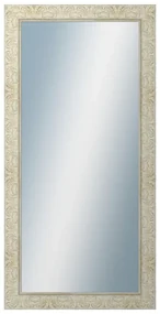 DANTIK - Zrkadlo v rámu, rozmer s rámom 60x120 cm z lišty PRAHA biela (2930)