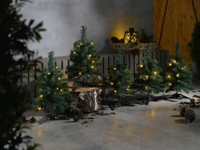 LIVARNO home Súprava LED svietiacich stromčekov (teplá biela) (100354870)