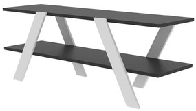TV stolek APRIL 120 cm bílý/antracitový