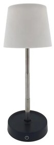 LED stmievateľná dotyková stolná lampa LED/3W/5V USB 800 mAh biela