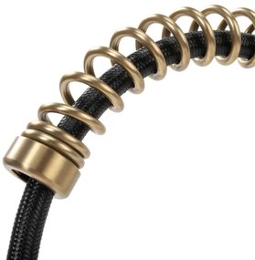 REA-B4821 - Drezová batéria s vysúvateľnou sprchou COLIN 42,5 cm, brúsené zlato