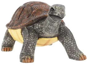 Záhradná figúrka z polyresínu Large Turtle, 12x19 cm, viacfarebná