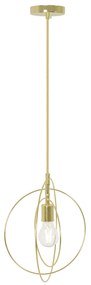 Toolight - závesná lampa E27 APP286-1CP, zlatá, OSW-08404
