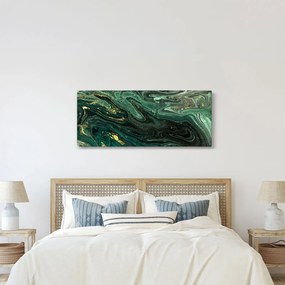 Obraz - Zelený mramor (120x50 cm)