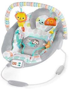Bright Starts - Detské vibrujúce ležadlo s melódiou WHIMSICAL WILD 3xLR14 AG0214