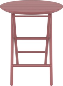 HELEN FOLDING Ø60 sklopný záhradný stôl marsala