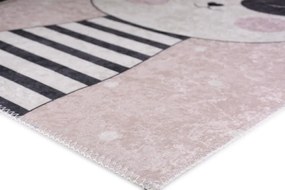 Svetloružový detský koberec 120x180 cm Princess Panda – Vitaus