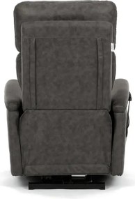 Polohovacie kreslo čierne, elektrické TV-L8904 BK3