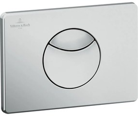 VILLEROY &amp; BOCH ViConnect E100 ovládacie tlačítko dvojčinné, plastové, matný chróm, 92248569