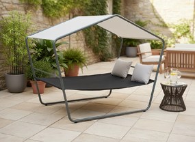 CH DVOJITÉ ZÁHRADNÉ LEHÁTKO S STRECHOU 233 x 136 x 191 CM