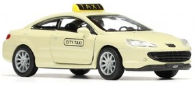 008805 Kovový model auta - Nex 1:34 - Coupé Peugeot 407 (Taxi)