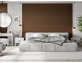 Mexen Lam-B, akustické stenové lamely 275 × 30 cm, HDF doska 4 mm, technická dyha, mahagón rubínový, S100-275307-3015-013