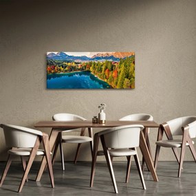 Obraz - Jazero Urisee, Rakúsko (120x50 cm)