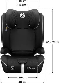 Autosedačka Zooma 25 i‑Size čierna