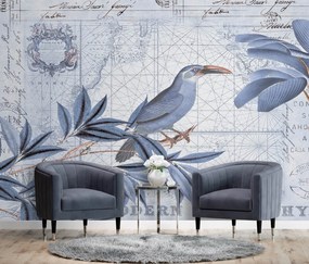 Gario Fototapeta Vták na modrom pozadí - Andrea Haase Materiál: Vliesová, Rozmery: 200 x 140 cm