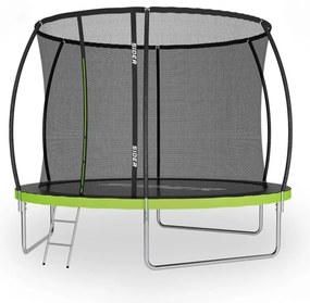 Veľká detská trampolína so sieťou a rebríkom SIDER 12FT - Ø 374 cm